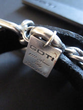 Goti 925 Silver and leather bracelet BR188
