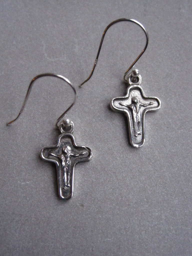 WDTS Jesus on the cross earrings.