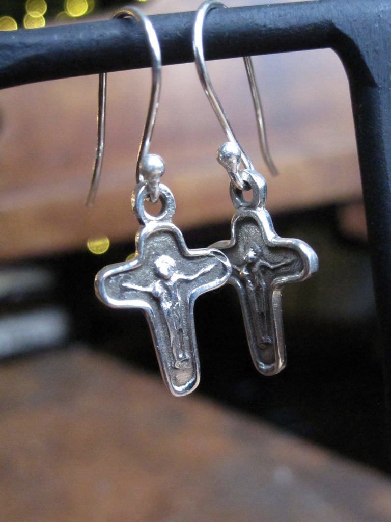 WDTS Jesus on the cross earrings.