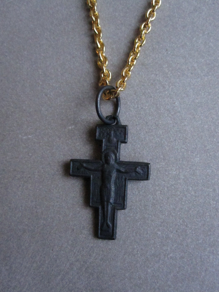 WDTS Oxidised cross with Jesus