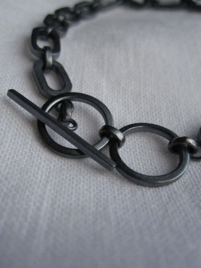 WDTS Constant link bracelet - Oxidised