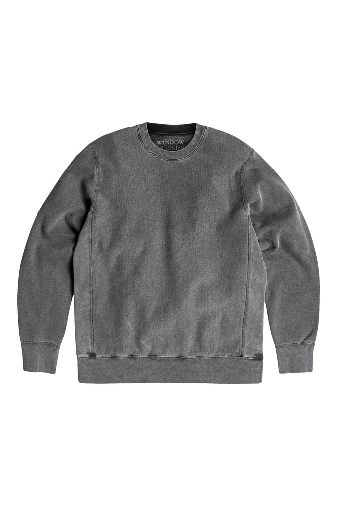 WDTS Heavyweight  L/S UNISEX Sweatshirt distressed charcoal