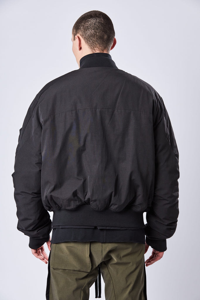 Thom/krom AW23 M J 63 black bomber jacket
