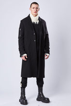Thom/krom AW23 M J 65 Mens black 2 button merino wool coat