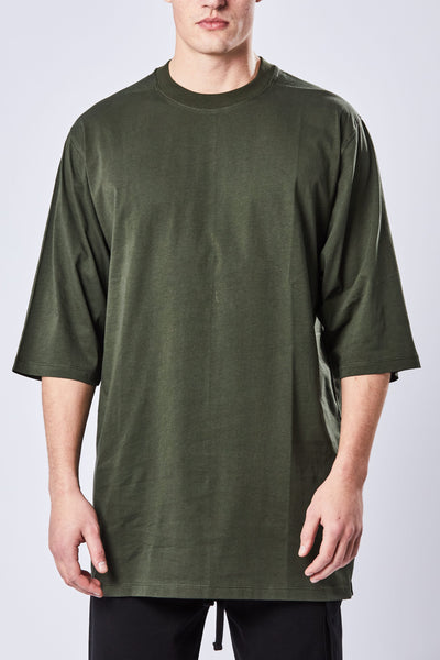 Thom/krom M TS 744 oversized T-shirt green