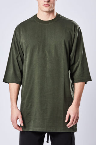 Thom/krom M TS 744 oversized T-shirt green