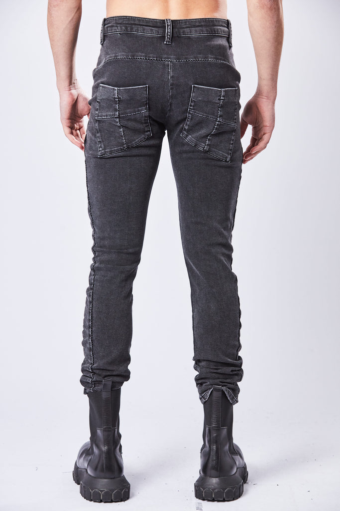Thom/krom AW23 M T 83  slim fit denim jeans GREY