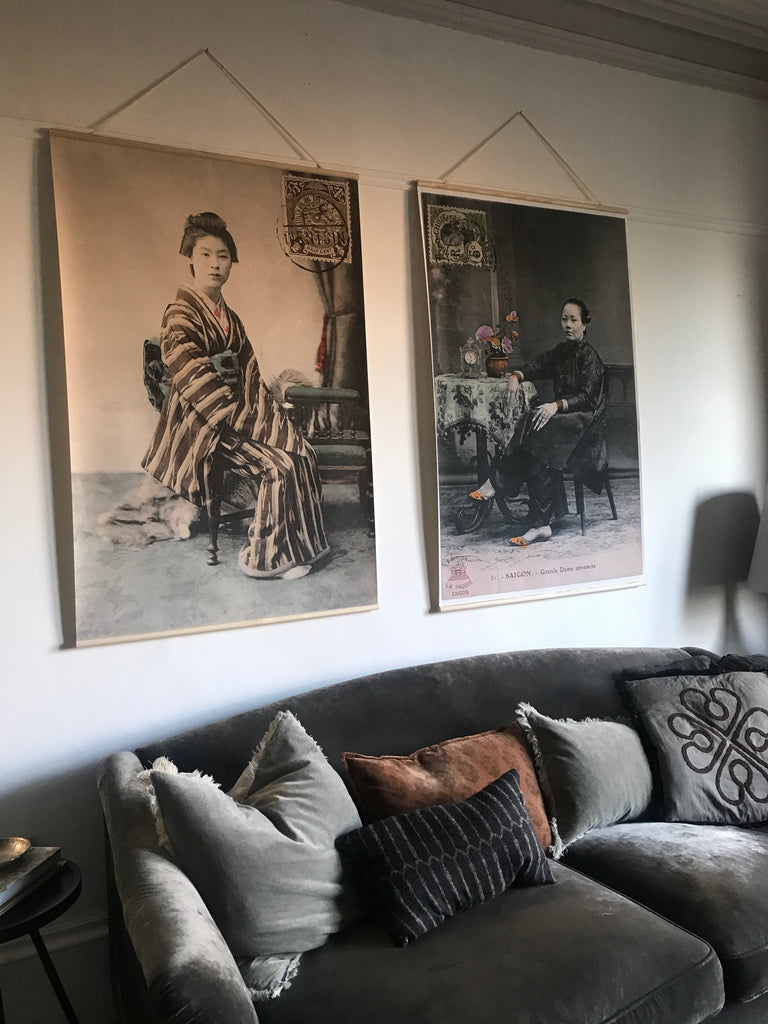 Canvas wall hanging - Geisha