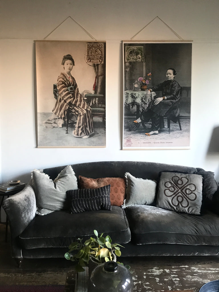 Canvas wall hanging - Geisha