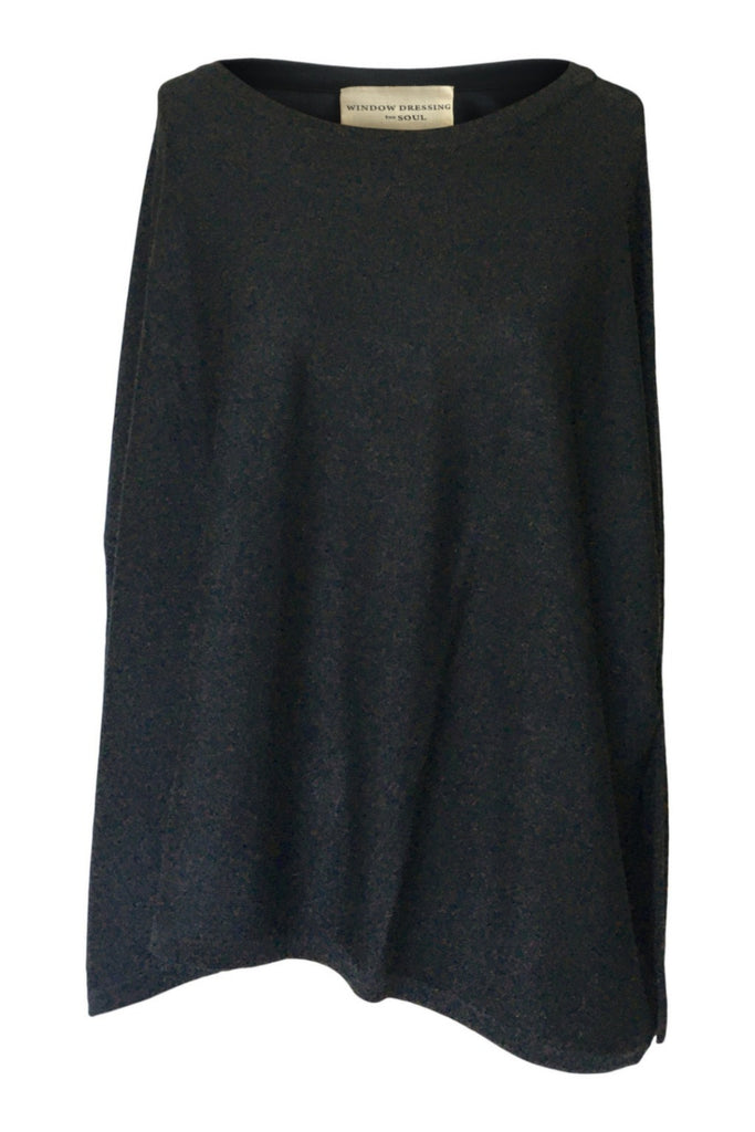 WDTS -Layla fine knit sweater - Black/blue