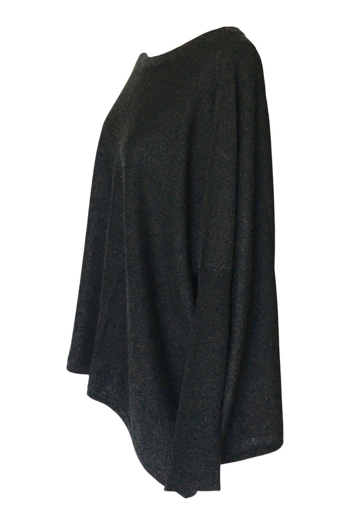 WDTS -Layla fine knit sweater - Black/blue