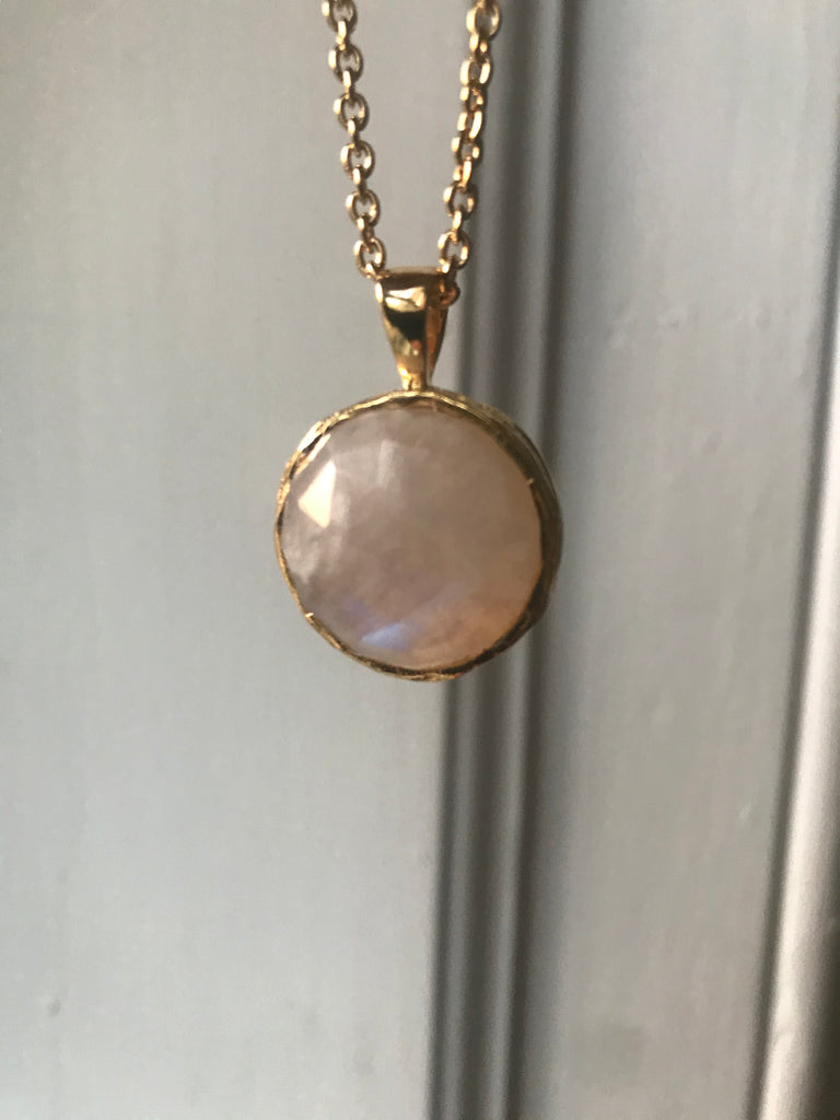WDTS Pavani Necklace - Gold Moonstone