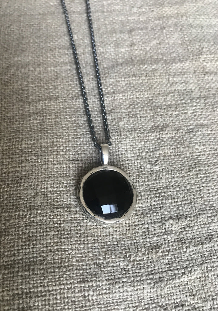 WDTS Pavani Necklace - Silver Onyx