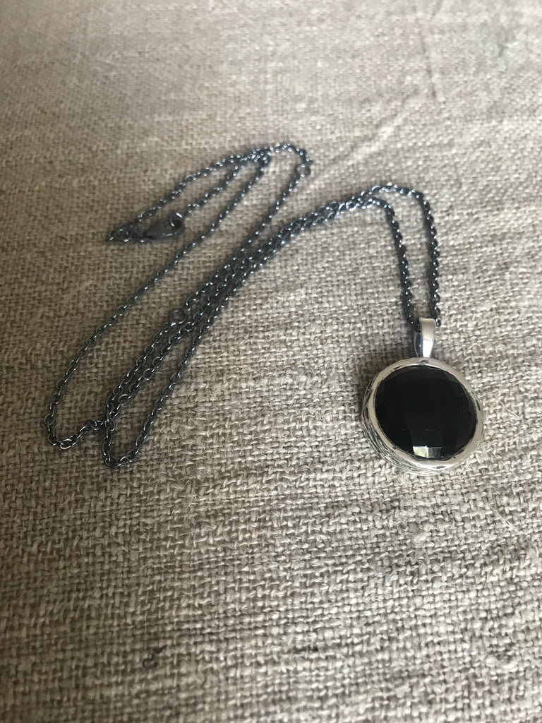 WDTS Pavani Necklace - Silver Onyx