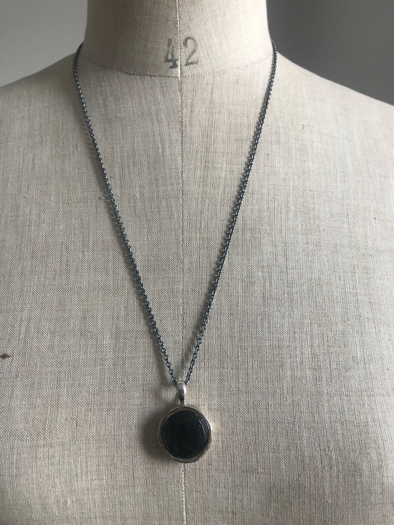 WDTS Pavani Necklace - Silver Onyx