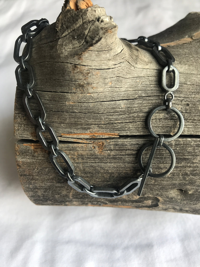 WDTS Constant link bracelet - Oxidised