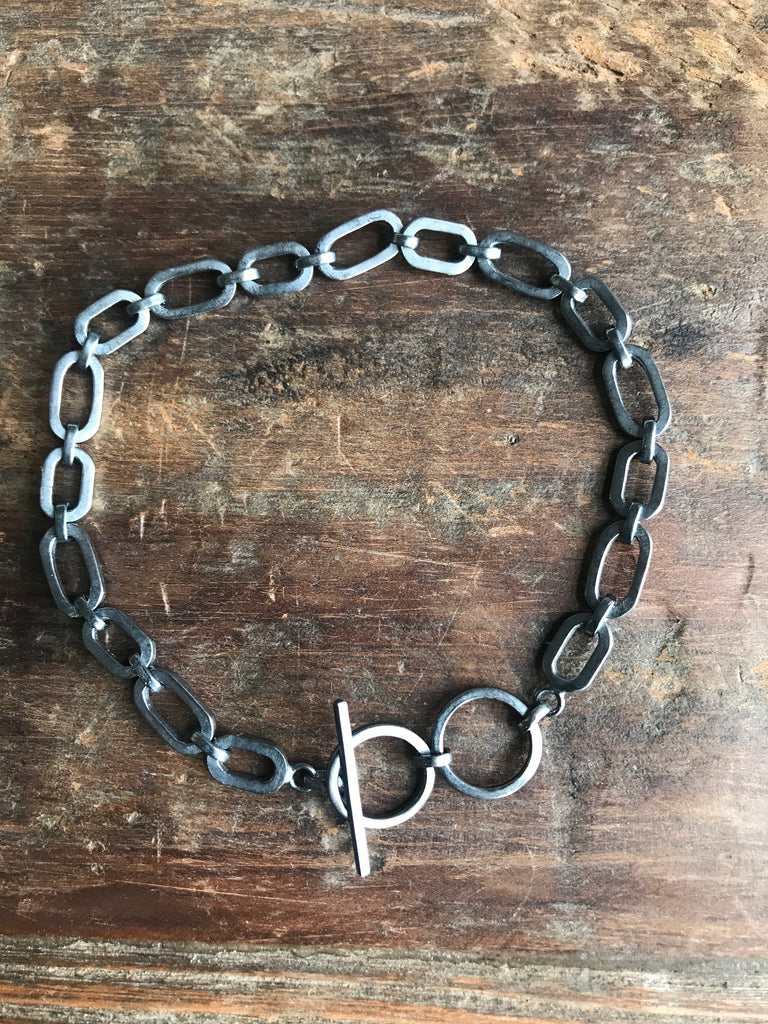 WDTS Constant link bracelet - Oxidised