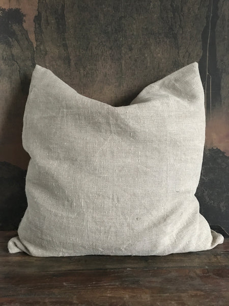 Lyla 100% natural Linen cushion cover 60x60