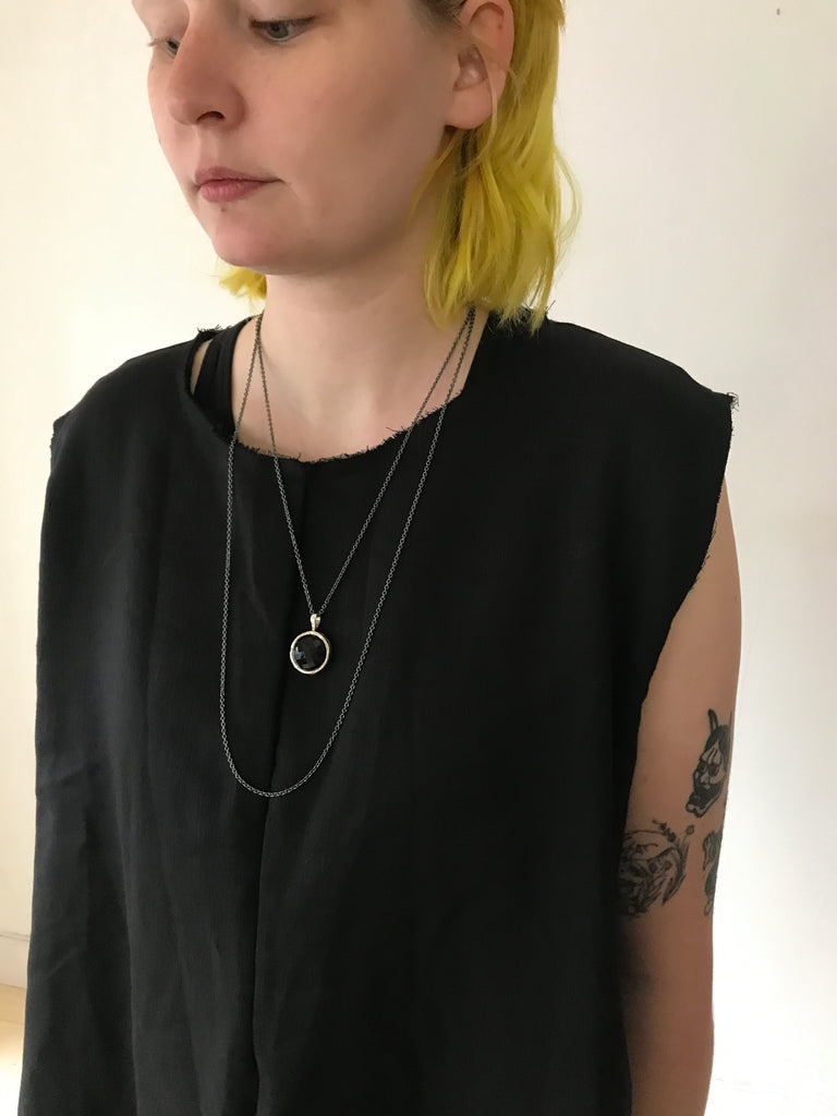 WDTS Pavani Necklace - Silver Onyx