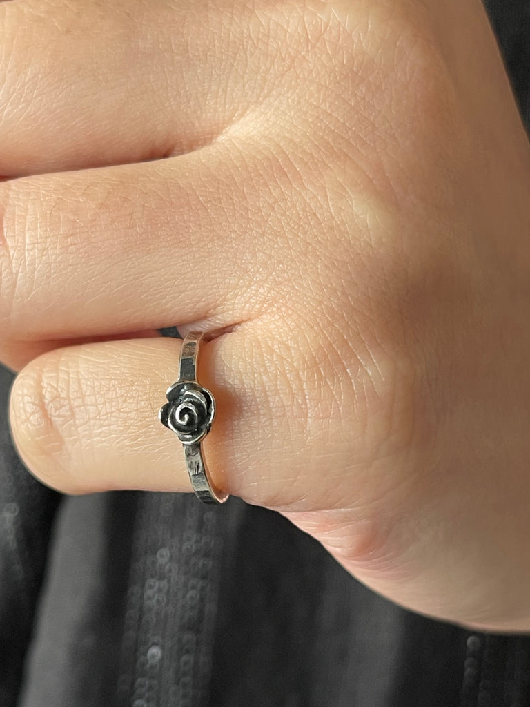 CollardManson 925 Silver Rose Ring