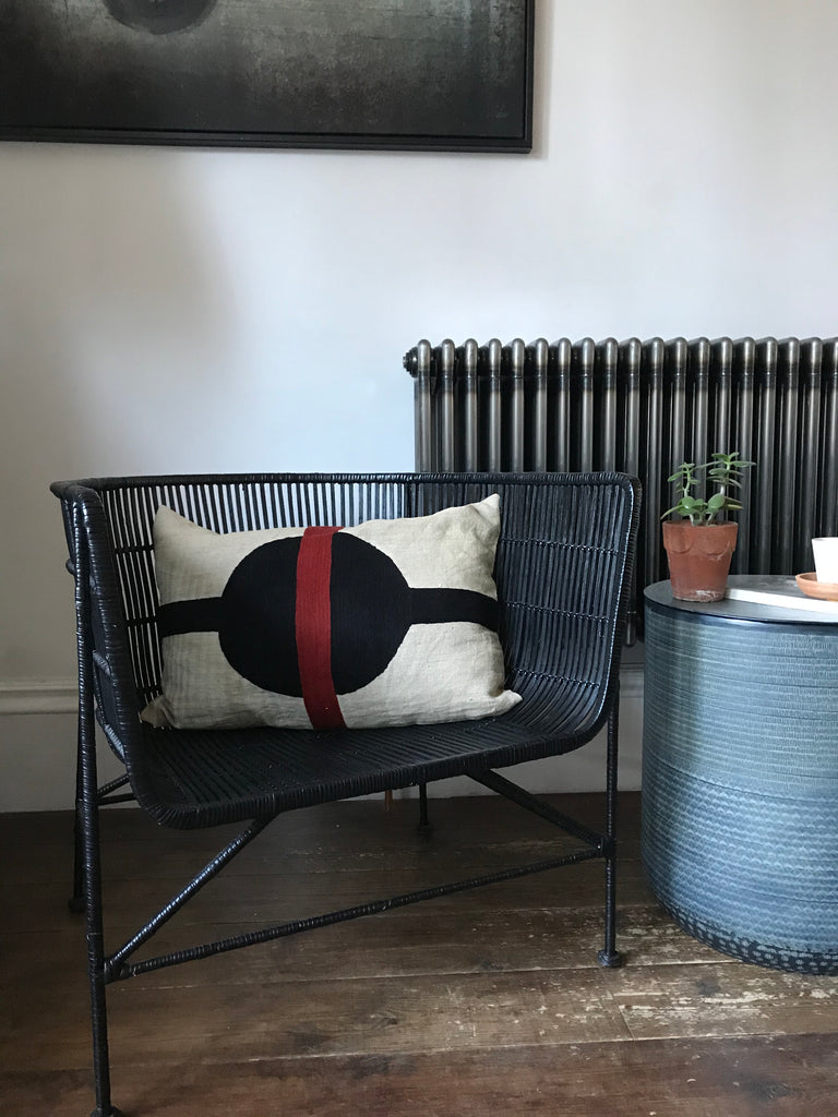 Embroidered cushion cover- 60x40