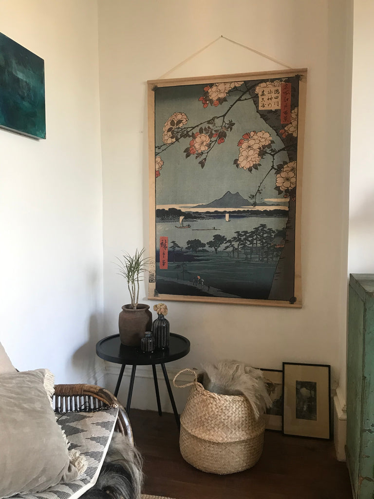 Canvas wall hanging - Japanese Picture Scene