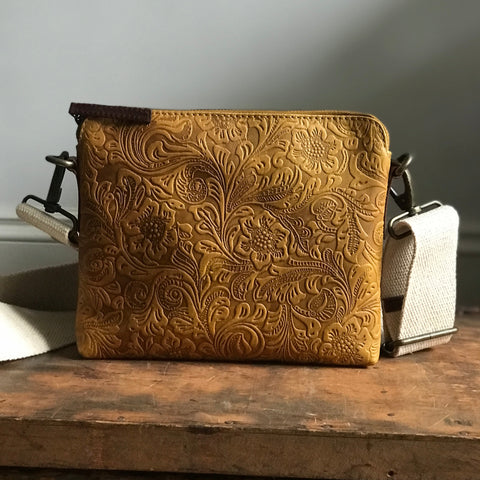 Elsie Bag -Tan Floral