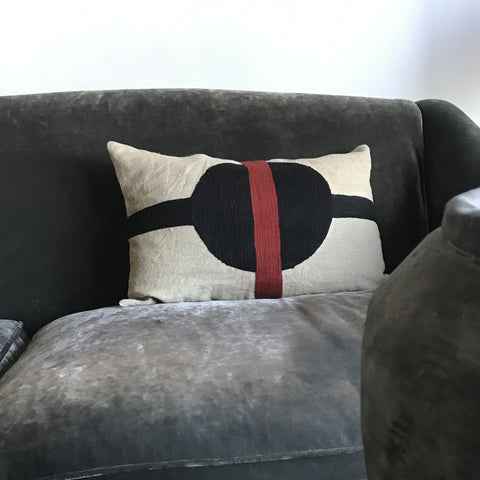 Embroidered cushion cover- 60x40