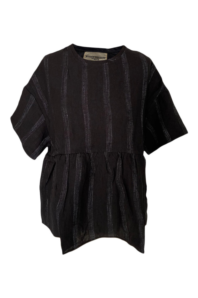 WDTS Sheba Black Linen Top