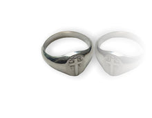 925 Silver Signet ring with detail
