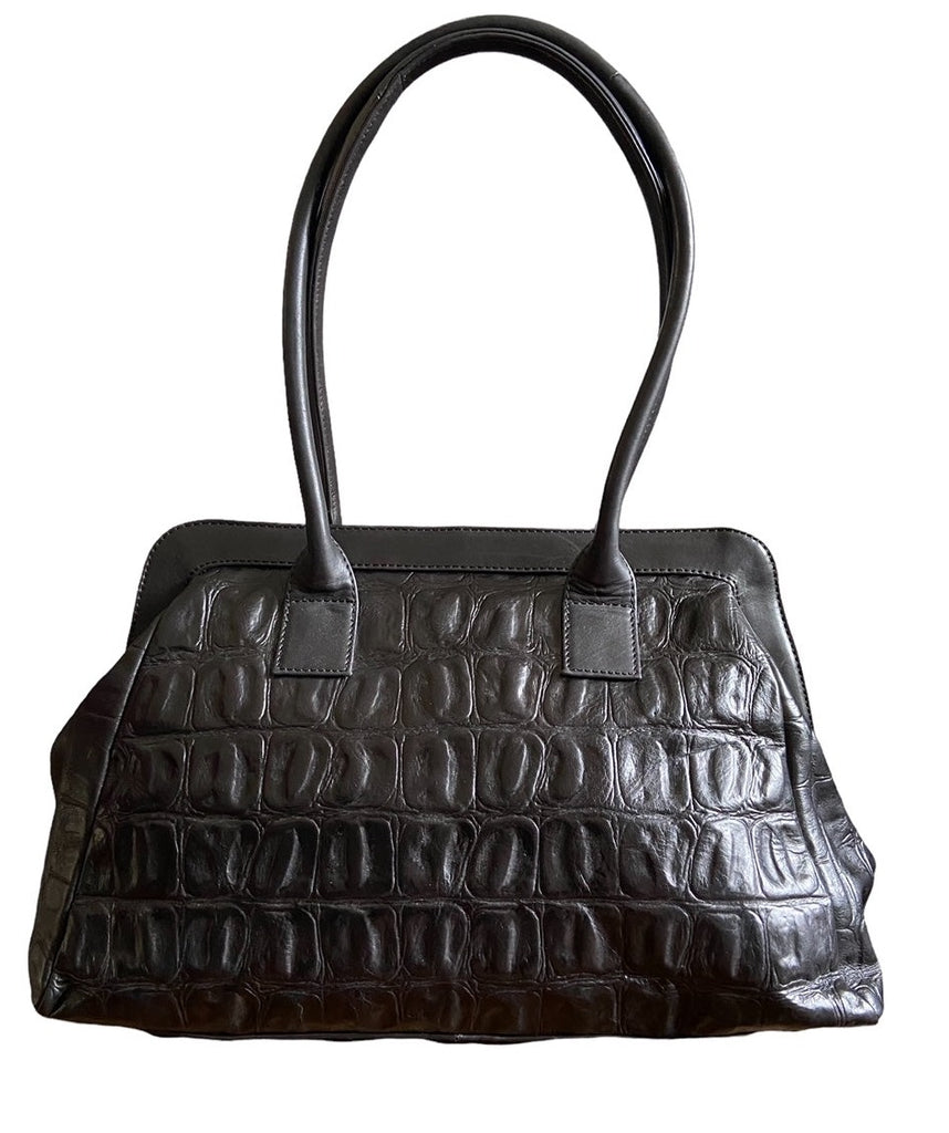 CollardManson Doctors Bag - Black Croc