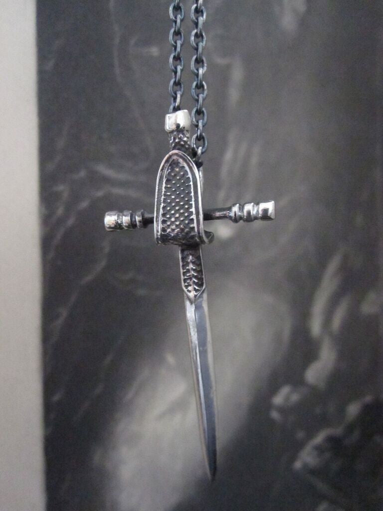 WDTS 925 Silver Sword Necklace
