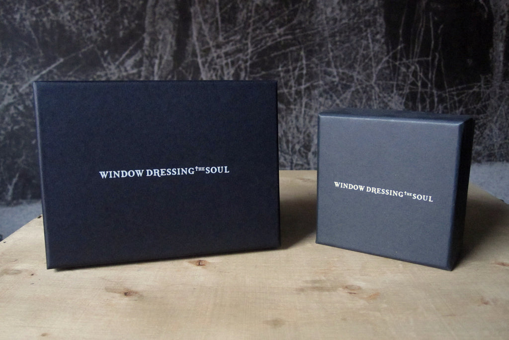 925 Silver Oxidised Small Wing Studs