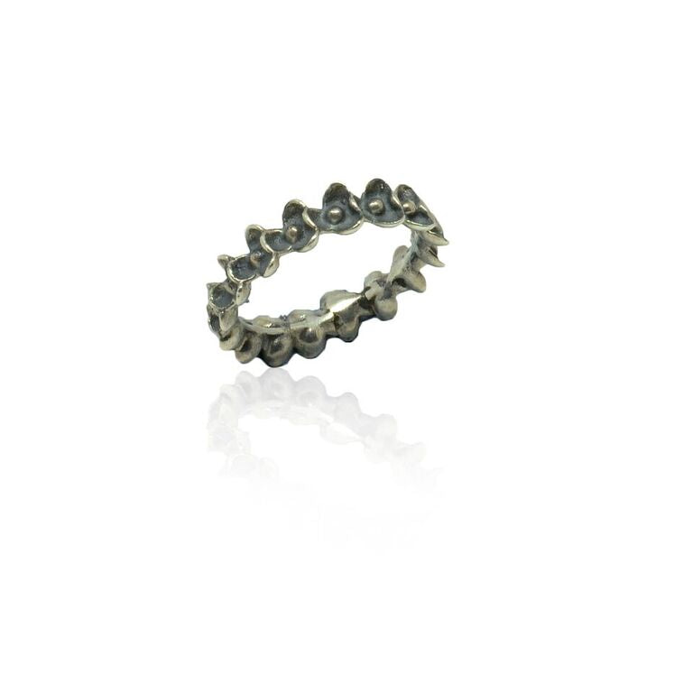 CollardManson 925 Silver Flower Ring