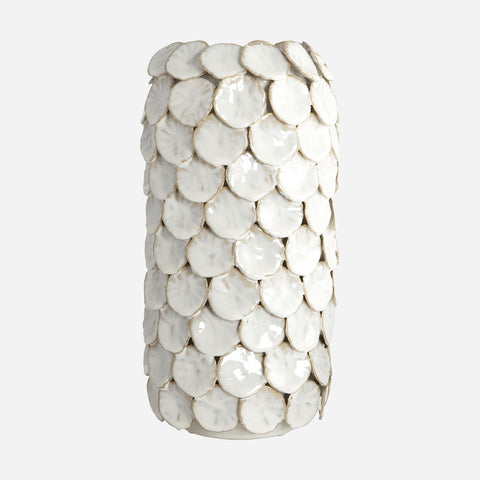 Vase, Dot, White