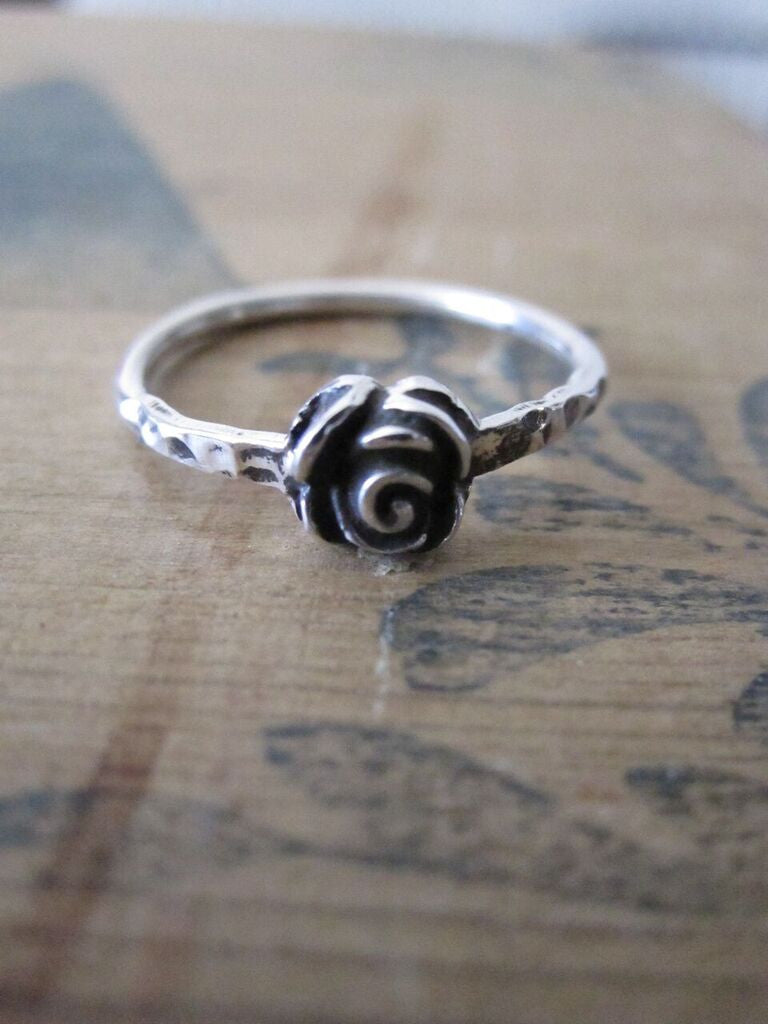 CollardManson 925 Silver Rose Ring