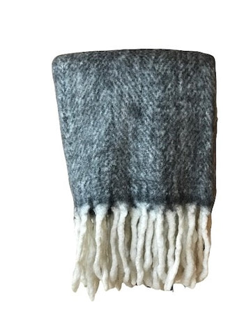 STORM GREY THROW