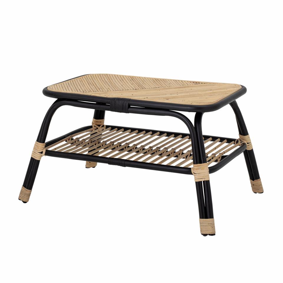 Loue Sidetable, Black, Rattan