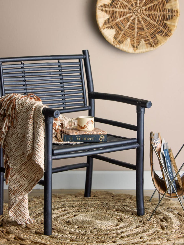 Giulia Throw, Nature, Recycled Cotton
