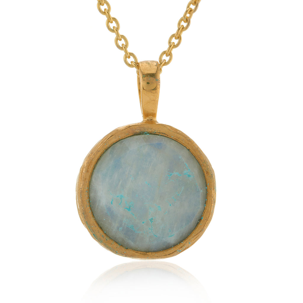 WDTS Pavani Necklace - Gold Moonstone