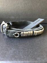 Goti 925 Oxidised Silver rect bracelet BR191