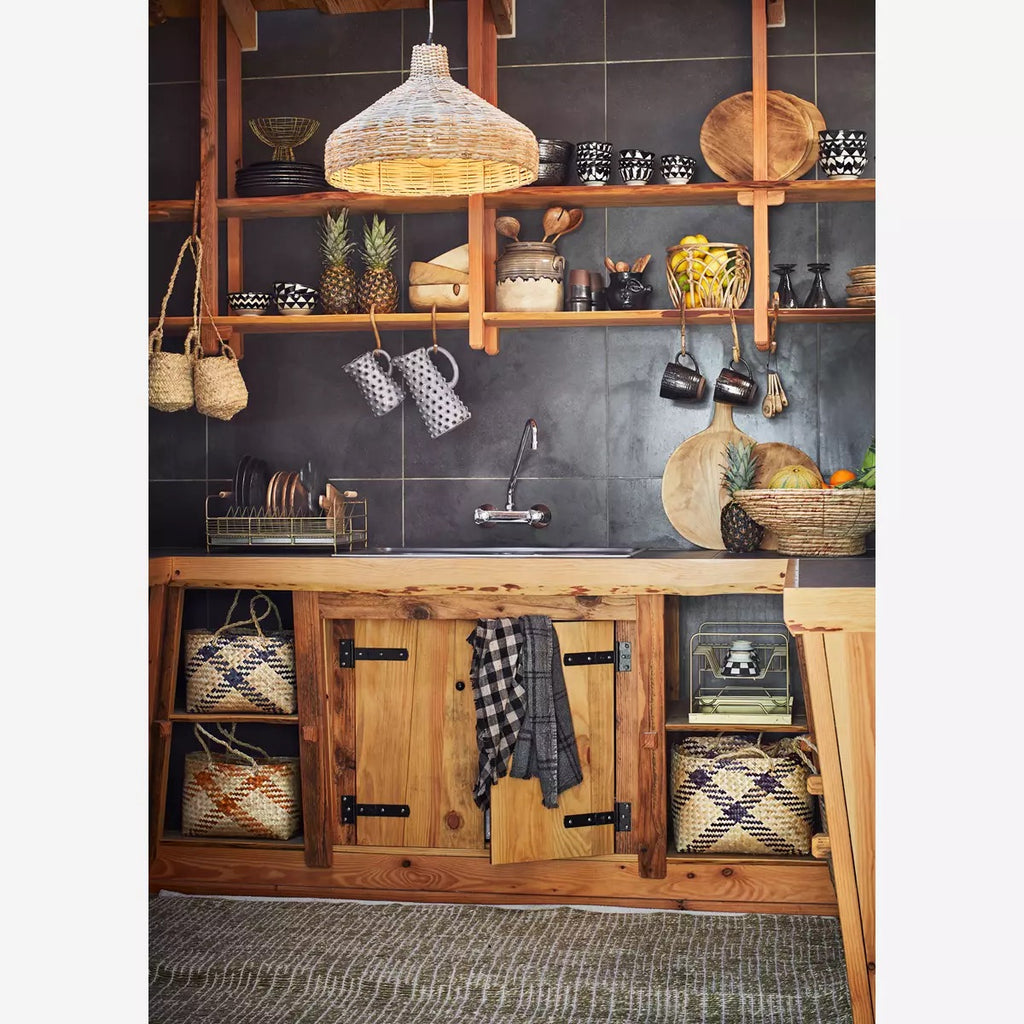 Madam Stoltz Rattan Ceiling Lamp