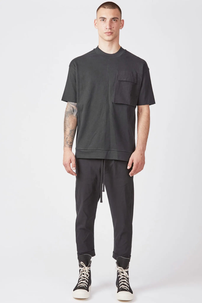 thom/krom SS22 M S 127 Herren T-Shirt Black