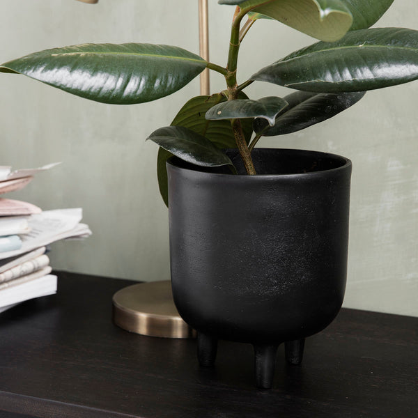 PLANTER, JANG, BLACK OXIDIZED