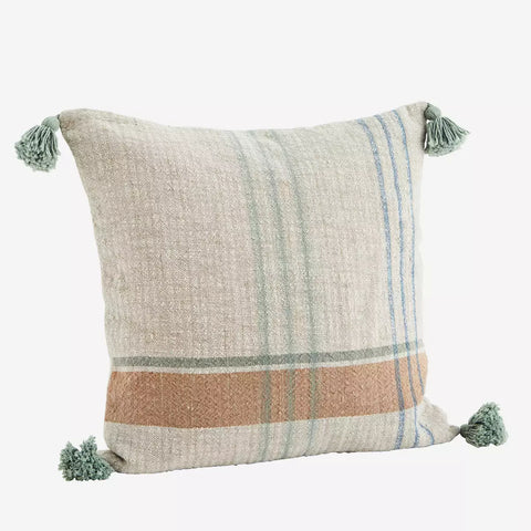 Madam Stoltz Cushion Cover w/ Tassels