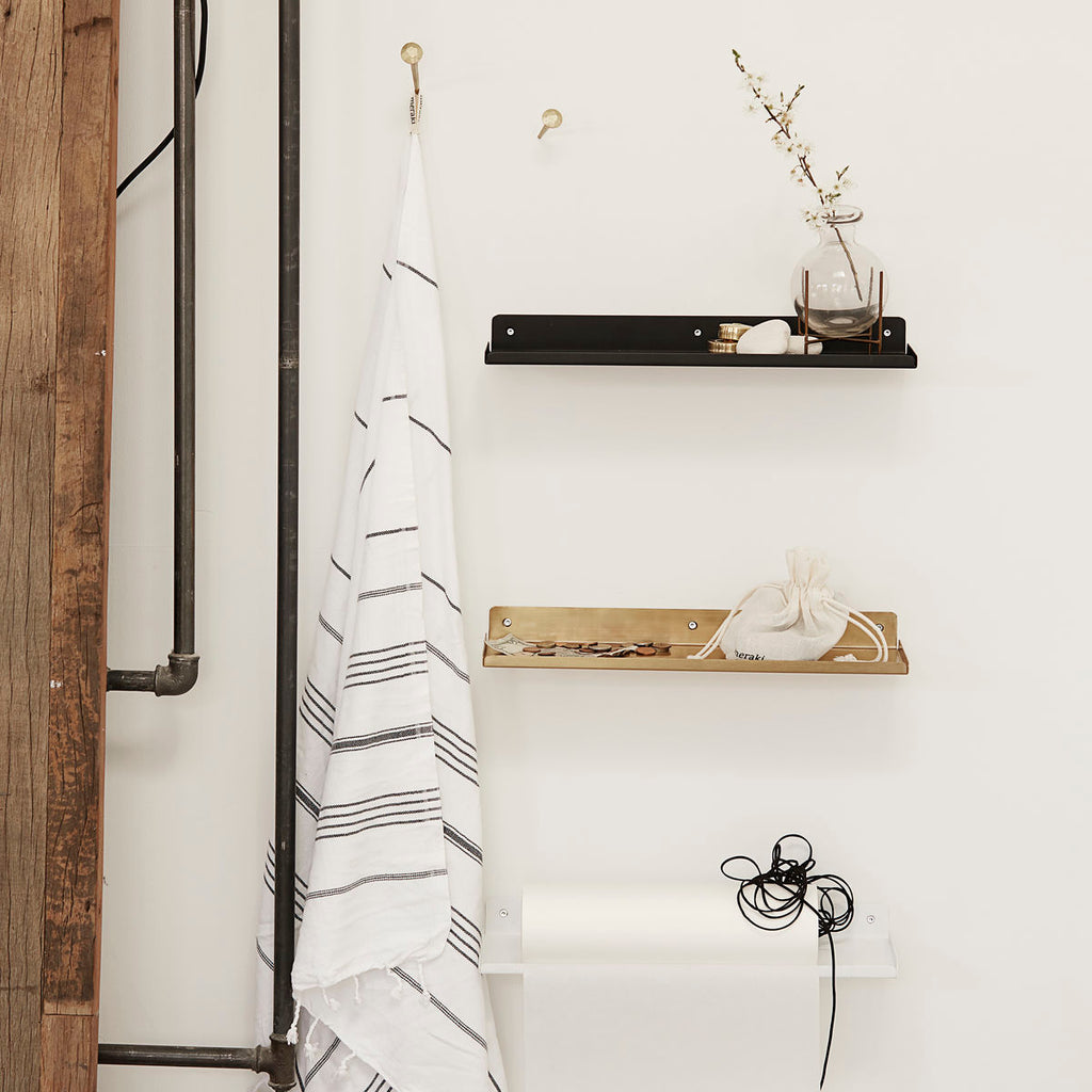 Brass Ledge Shelf
