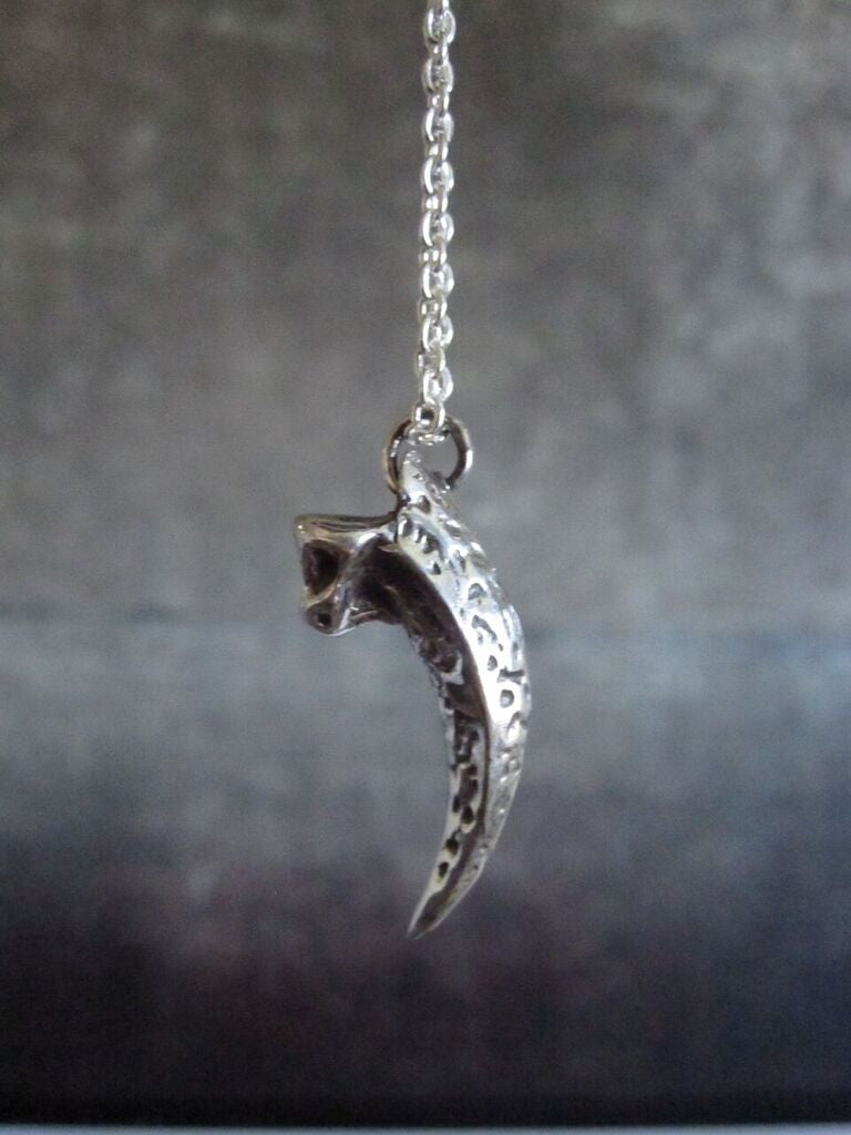 WDTS 925 Silver Tusk Necklace