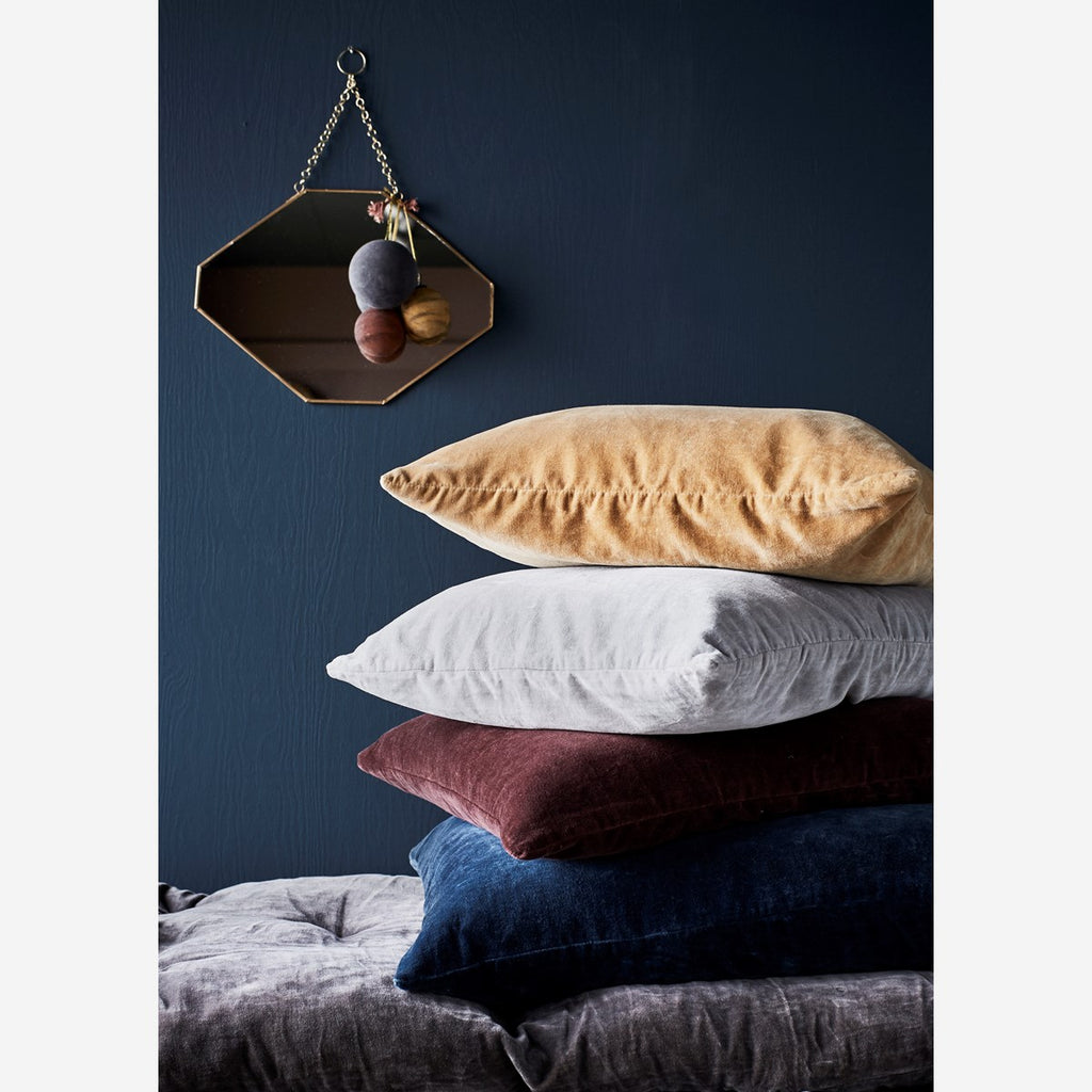 Large VELVET CUSHION COVER Petrol