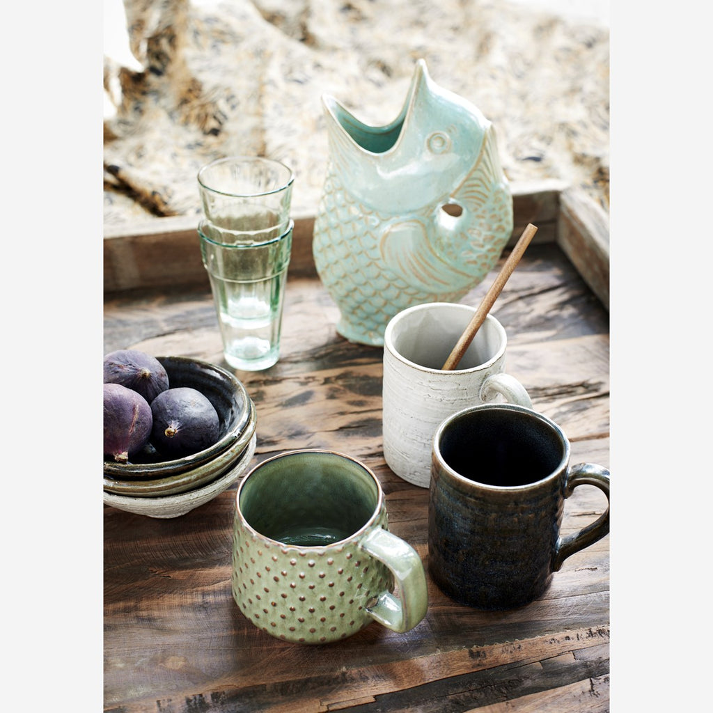 Stoneware Mug w/ Dots