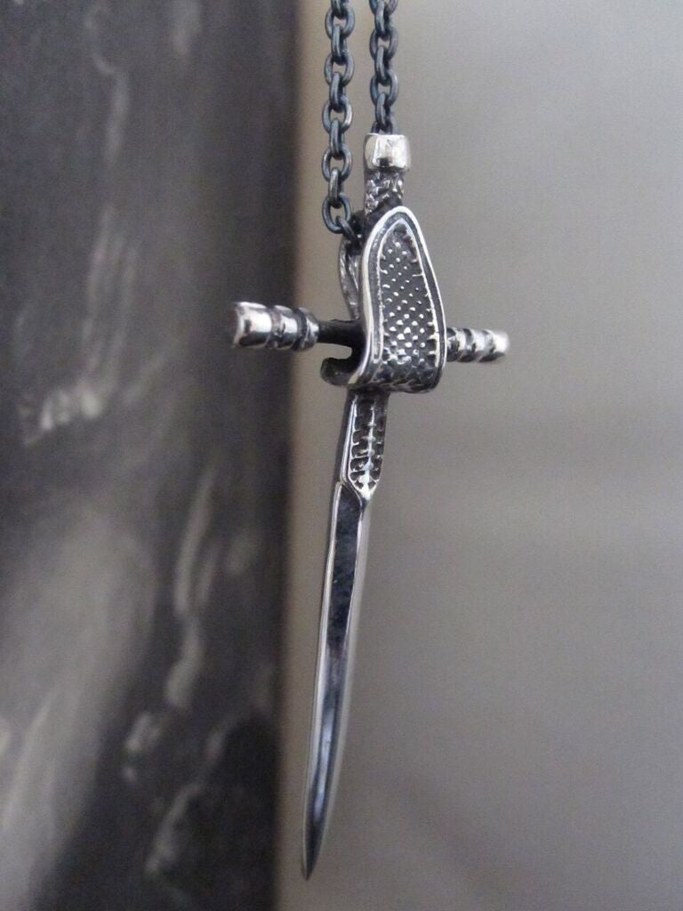WDTS 925 Silver Sword Necklace
